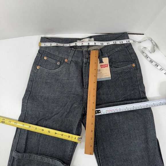 LEVI’S 550 Humboldt Relaxed Fit Tapered Denim Jean Gray Size 14 Reg 27x27 Gray - Picture 6 of 7